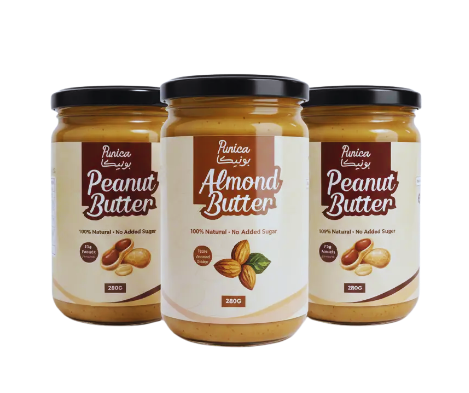 زبدة المكسرات الطبيعية