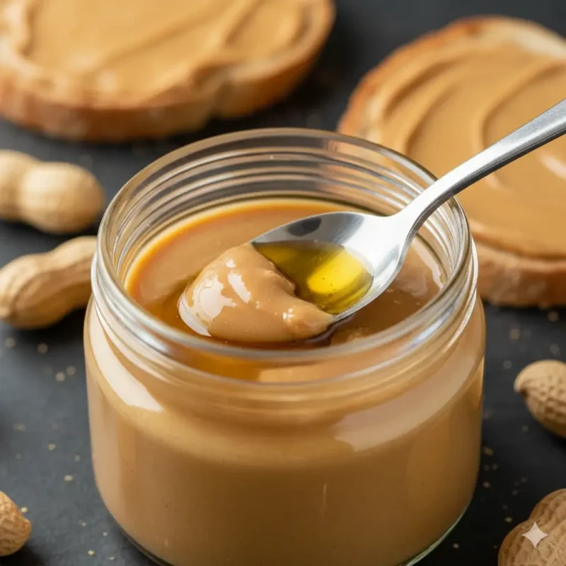 انفصال الزيت عن زبدة الفول السوداني