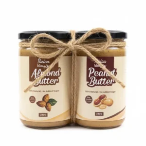 بكدج زبدة الفول السوداني وزبدة اللوز الصحي