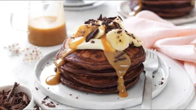 بان كيك بزبدة الفول السوداني