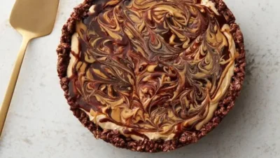 تشيز كيك بزبدة الفول السوداني