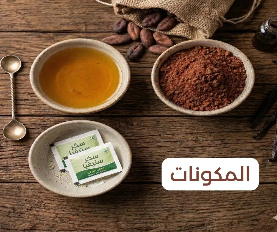 طريقة عمل شوكولاتة دارك بدون سكر